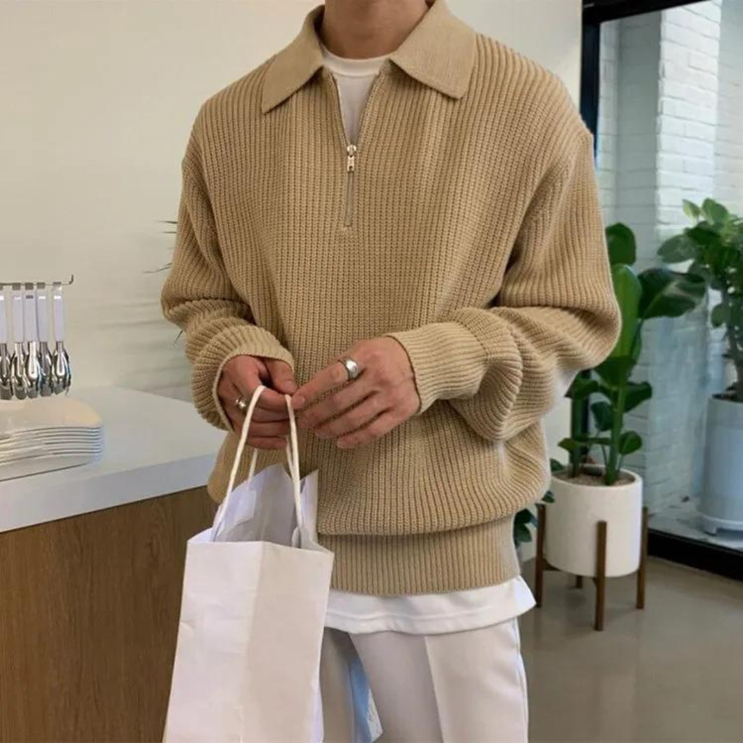 Mateo Half Zip Sweater