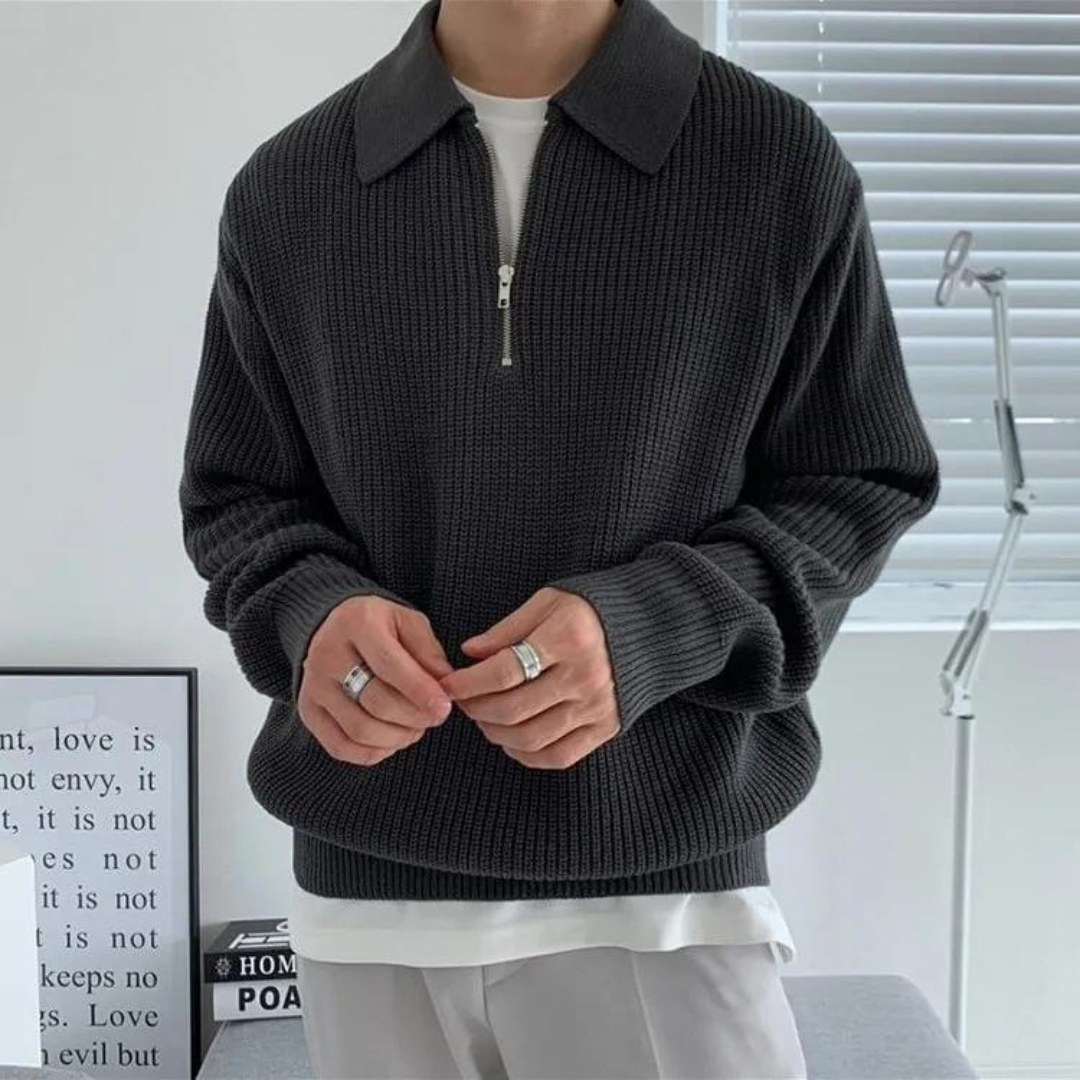 Mateo Half Zip Sweater